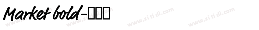 Market bold字体转换